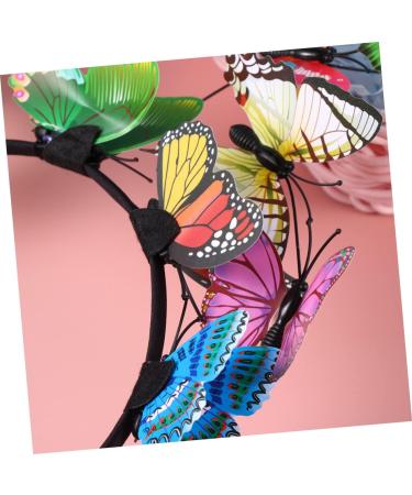Gogogmee Hair Accessories Bride Headband Wedding Hairband Bride Hair Clip Butterfly Headband Birthday Headband Turbins for Ladies Head Hoop Cosplay Hairpin Hair Bands Creative Headwrap - Buy Online on SooperMarket.com