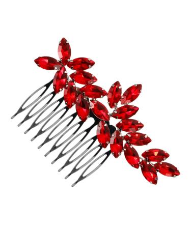 FOYTOKI Bridal Headwear Wedding Hair Clips for Brides Hair Comb Hair Side Comb Diamond Hair Accessories Rhinestone Hair Accessories Bridal Hair Accessories Wedding Hair Accessories