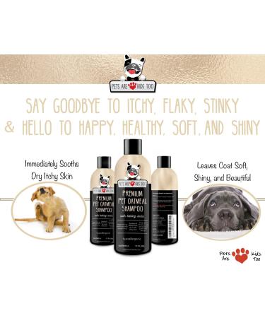 Pet Oatmeal Anti-Itch Shampoo & Conditioner - Soothes Allergies, Dry Skin & Itchiness! Smells Amazing! (1 btl) - Buy Online on SooperMarket.com
