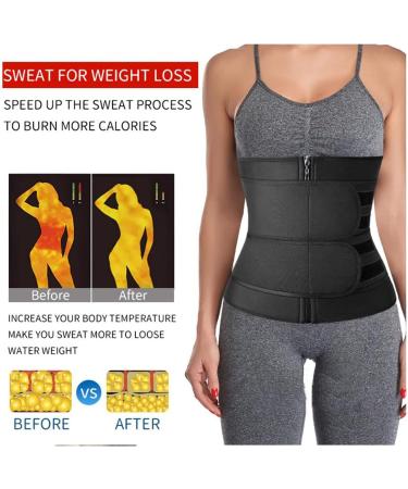 Shop Aoleytech Women's Waist Trainer Corset | Adjustable Sweat Belt for Effective Belly Trimming & Workout Support - Buy Online on SooperMarket.com