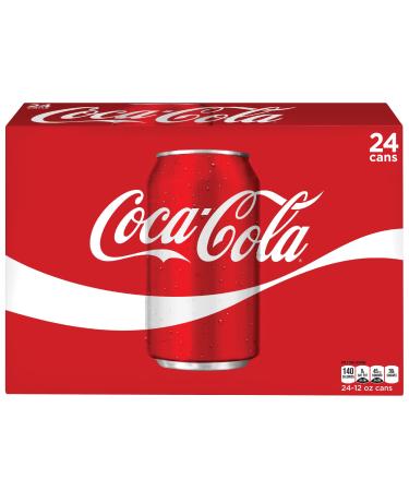 Coca-Cola Original Taste | Sparkling Soft Drink | Great Coke Taste | 330ml Cans | (Pack of 24)