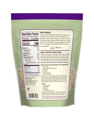 Bob's Red Mill Traditional Pearl Couscous 16 oz (Pack of 4) - Authentic Mediterranean Grain - Buy Online on SooperMarket.com