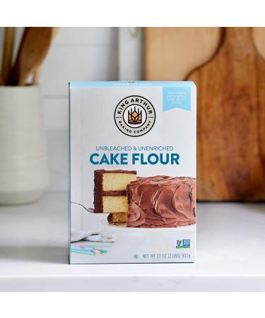 King Arthur Unbleached Cake Flour - 2 Pounds | Non-GMO & Preservative-Free - Buy Online on SooperMarket.com