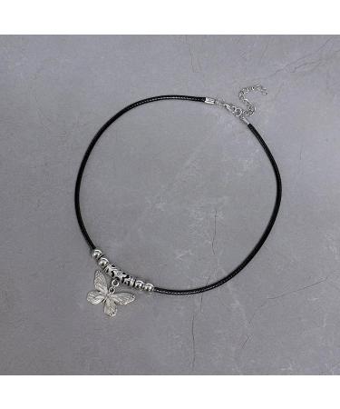 Oralgo Butterfly Necklace - Adjustable Ethnic Collarbone Chain for Women | Fashionable Jewelry International Shipping - Buy Online on SooperMarket.com