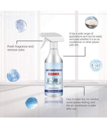 Air Conditioner Coil Cleaner | 120ml Rinse-Foam Spray | Ac Coil Cleaner Foaming Air Conditioner Coil Cleaner Spray for Dust Dirt - Buy Online on SooperMarket.com