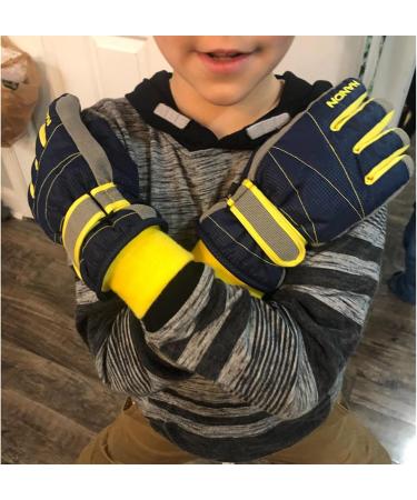 TRIWONDER Children's Ski Gloves - Thermal Fleece Warm Winter Gloves for Boys & Girls A - Purple S (6-7 Years) - Buy Online on SooperMarket.com