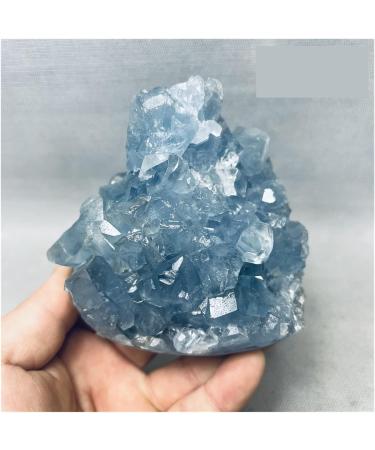 Crystal Natural Kyanite Aquamarine Stones Rainbow Geode Crystal Cluster Room Decoration Spiritual Prayer Crystal Stone 1pc Stone Collection (Color : Size 150-160mm) - Buy Online on SooperMarket.com