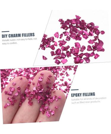 FOYTOKI 1 Glass Chip Nail Manicure DIY Accessories Nail Crushed Glass Epoxy Charms Manicure Charms DIY Charm Fillers Nail Art Accessories DIY Glass Fillers Nail Art Stone 0.5X0.3cm Rosy - Buy Online on SooperMarket.com
