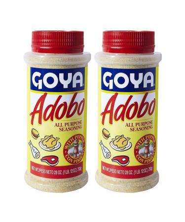 Goya Adobo with Pepper All Purpose Seasoning, 28.0 OZ (Pack of 2)