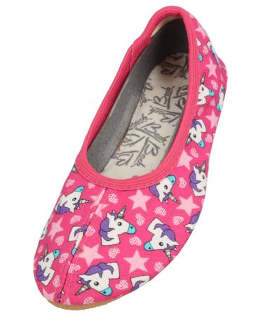 Beck Girls Pink Horse Gymnastics Shoes 28 EU Pink