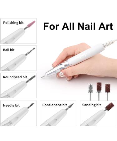 M - Ying Yang Brushless Nail Drill | 35K RPM Wireless Nail Art Tool | Ultra Quiet 85W Aluminum Alloy (Rose Gold - Buy Online on SooperMarket.com