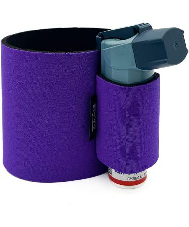Rescue Inhaler Water Bottle Sleeve - Purple | Convenient and Stylish Protection - Buy Online on SooperMarket.com