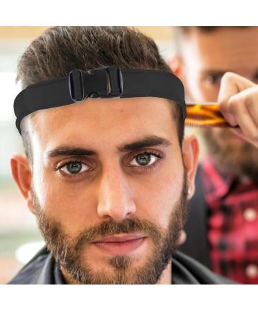 Aznever Hairline Shaping Tool Hairline Trimming and Shaping Tool Adjustable Curved Silicone Haircut Bands for Hair Salons and Home Black - Buy Online on SooperMarket.com