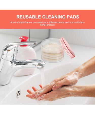 FOMIYES Exfoliating Loofah Sponge & Facial Cleansing Pad - Spa Quality Makeup Remover | Soft Cotton Puff for Face & Body - Buy Online on SooperMarket.com