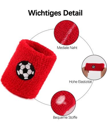 12 Pack Sweatband Wristbands - Absorbent Football & Basketball Gear for Athletes - Buy Online on SooperMarket.com