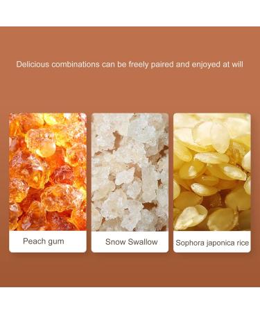 Peach Gum Soap Horn Rice Snow Swallow Combination 150g (30 bags) Peach Gum Combination Can be cooked with goji berries red dates rock sugar and fruits independent Package - Buy Online on SooperMarket.com