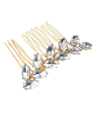 FOYTOKI Fashionable Diamond Hair Accessories Hair Combs for Women Decorative Hair Combs Hair Comb Clips Girl Headpiece Hair Accessories for Hair Comb for Thin Hair