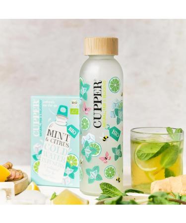 Cupper Bio Cold Water Infusers - Mint & Citrus | 10 Eco-Friendly Fairly Traded Cold Brew Tea Bags - Buy Online on SooperMarket.com