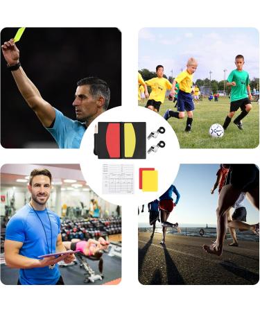 Buy Gvivej Referee Set - Football Referee Cards & Whistle Kit for Sports Coaching | International Shipping Available - Buy Online on SooperMarket.com