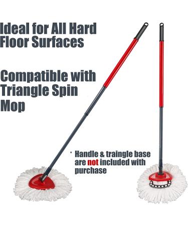 O Cedar EasyWring Spin Mop Replacement Heads - 3 Pack, Microfiber, Machine Washable - Buy Online on SooperMarket.com