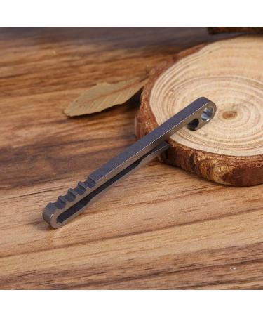 2Pcs Titanium EDC Keychain Bottle Openers | Multi-Functional Belt Clip for Camping & Home - Buy Online on SooperMarket.com