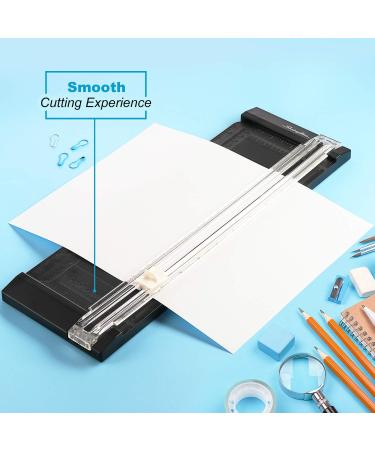 Swingline 12 Inch Titanium Paper Cutter for Scrapbooking - Manual Trimmer with Security Safeguard & Side Ruler - Portable Straight Edge Cutter for Crafts, Photos & Cards - Buy Online on SooperMarket.com