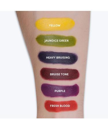 Narrative Cosmetics 6-Color Bruise Wheel - Professional SFX Cream Makeup Palette for Stage, Film, Costumes & Cosplay - Buy Online on SooperMarket.com