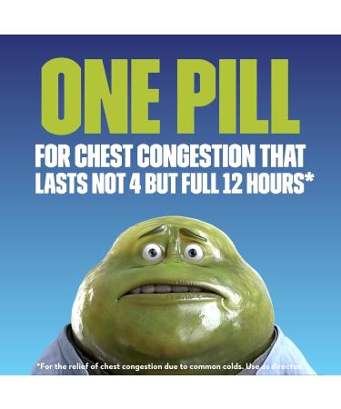Mucinex Chest Congestion Guaifenesin 600 mg Tablets Expectorant (Cough Medicine) 20 Count - Buy Online on SooperMarket.com