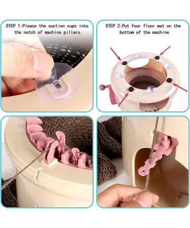 32 Needles Knitting Machine - Smart Weaving Loom Round for Adults and Kids - Buy Online on SooperMarket.com