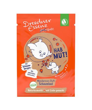 bag of Dresdner Essenz Dreckspatz bubble bath "Have courage!" 1 x 40 ml for 1 full bath Children's bath children's bath additive Dreckspatz bath