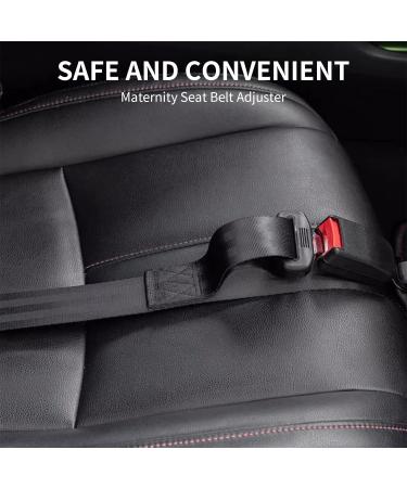 Pregnancy Seat Belt Car Seat Safety Clip - Maternity Car Seat Adjuster for Unborn Baby Safety - Black - Buy Online on SooperMarket.com