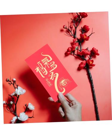 Didiseaon 150 Pcs Red Envelope Spring Festival Supplies Money Gift Envelopes 2023 Red Packet Chinese Envelope Money Packet Wedding Purse Red Purse Rabbit Year Supplies Lai Si Feng Universal As Shownx5pcs 17x9cmx5pcs - Buy Online on SooperMarket.com