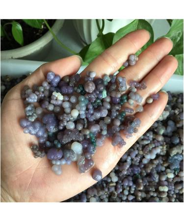 Gemstones and Crystals 50g-300g Natural Purple and Green Crystal Grape Agate Point Specimen Home Decoration FUZEGRDLI (Color : Grape Agate Size : 50g) 50g Grape Agate - Buy Online on SooperMarket.com