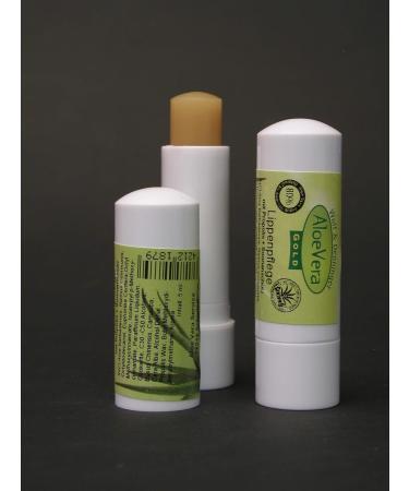 Aloe Vera Gold Lip Care Stick - Pack of 5 (5 x 5 ml) | Moisturizing & Soothing Lip Balm for Dry Lips | International Shipping Available - Buy Online on SooperMarket.com