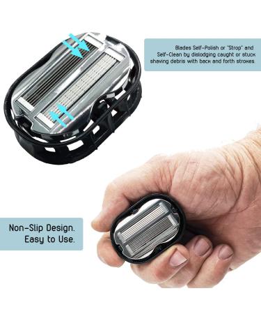 Premium Omnishaver with Cartridge Kit - Fastest Head & Body Shaving Alternative | Self-Cleans & Strops | Durable Blade | Bald Head Shaver - Buy Online on SooperMarket.com