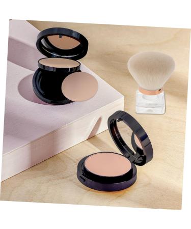 Premium White Powder Brush for Women - Mushroom Head Makeup Tool | Loose Powder Brush | Soft Artificial Fiber - Buy Online on SooperMarket.com