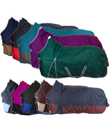 RL24 - Weiddecke Winterdecke High Neck 600D Basicline with nylon feed polar trapleeec feeder or filling in 100g 200g 300g dark blue/brown 155cm (polara league))