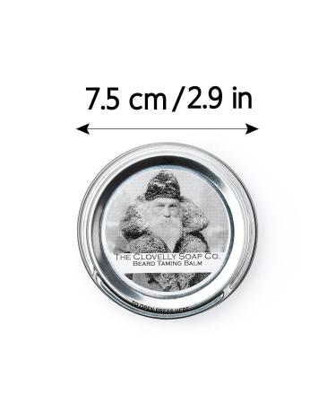 Clovelly Soap Co Naturally Handmade Beard Balm - Bergamot & Lemongrass 40g Tin | International Shipping Available - Buy Online on SooperMarket.com