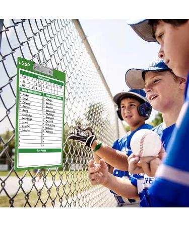 LEAP Coach Board Double Sided Premium Dry Erase Clipboard with Marker Pen - Ideal for Baseball, Basketball, Soccer, Football, Ice Hockey - Buy Online on SooperMarket.com