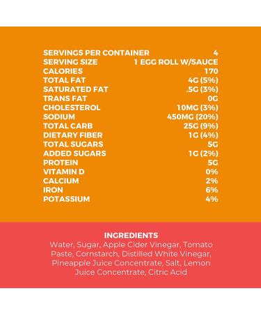 Chung's Natural Sweet and Sour Sauce | Low Sodium, Low Fat, Gluten-Free | Dipping & Marinade Sauce | Made in USA (12 FL. Oz, Pack of 2) - Buy Online on SooperMarket.com