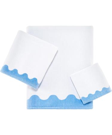 Avanti Linens Ripple Jonathan Adler Collection Multi Washcloth - Multicolor (045543 WHT) - Buy Online on SooperMarket.com