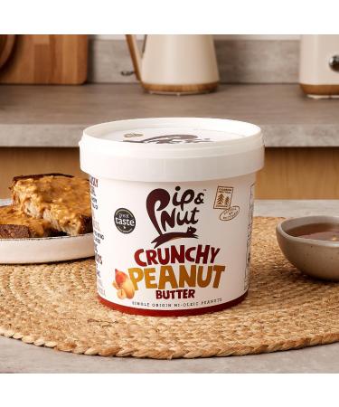 PIP & NUT Knuspringe Peanut Butter 1kg | No Palm Oil No Added Sugar Vegan Natural Hi-Oleic Peanuts - International Shipping Available - Buy Online on SooperMarket.com