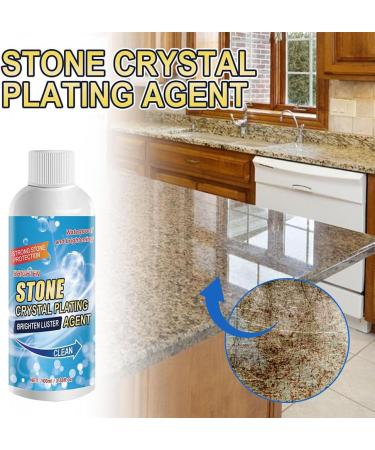 Stone Stain Remover Cleaner Stone Crystal Plating Agent Marble Stone Cleaner Polishes Marble Cleaner Stain Remover All Purpose Cleaner For Marble (2PC) 1.00 g (Pack of 1) - Buy Online on SooperMarket.com
