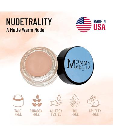 Mommy Makeup Any Wear Creme in Nudetrality - Matte Warm Nude | 3-in-1 Waterproof Smudge-proof Cream for Eyes, Cheeks & Lips - Buy Online on SooperMarket.com