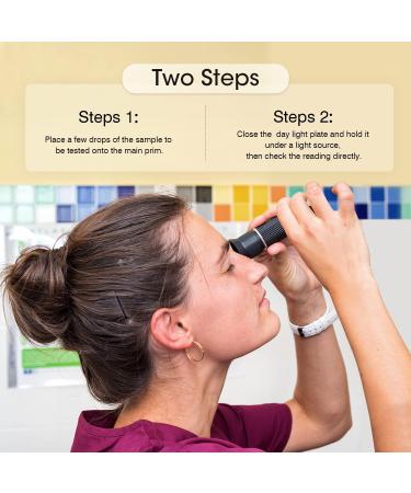 Frost Protection Refractometer | 4-in-1 Coolant & Battery Acid Tester | Check Freezing Points -50 C - Buy Online on SooperMarket.com