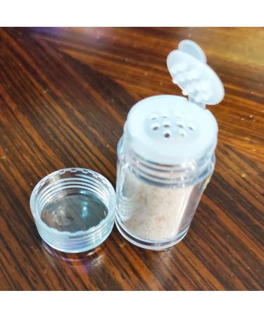 6 Pieces 10ml Mini Refillable Empty Loose Powder Bottles - Travel Cosmetic Containers for Glitter & Eyeshadow - Buy Online on SooperMarket.com