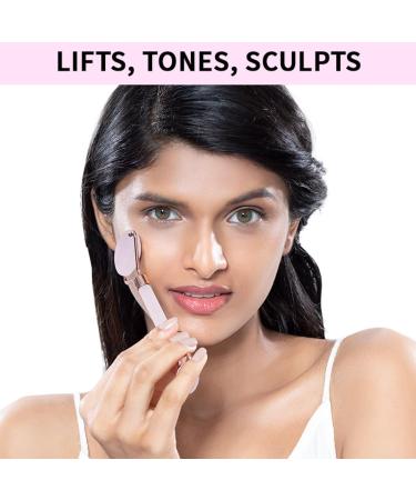 Nykaa Naturals Rose Quartz Face Massage Roller | Enhance Glow & Firm Skin | International Shipping - Buy Online on SooperMarket.com