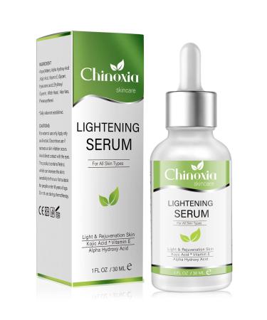 Dark Spot Corrector Remover for Face and Body, Skin Brightening Serum with Kojic Acid, Fade Dark Spots Hyperpigmentation and Melasma - 1 OZ 1 Fl Oz (Pack of 1)