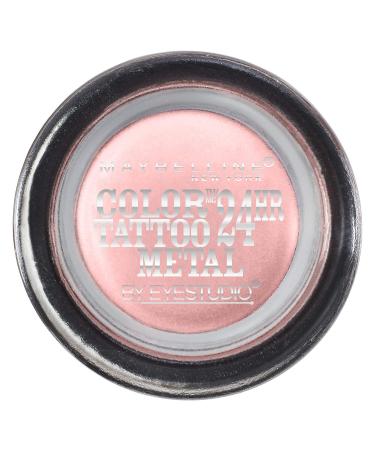 Maybelline New York Eyestudio ColorTattoo Metal 24HR Cream Gel Eyeshadow  Inked in Pink  0.14 Ounce (1 Count) Inked in Pink 0.14 Ounce (Pack of 1)