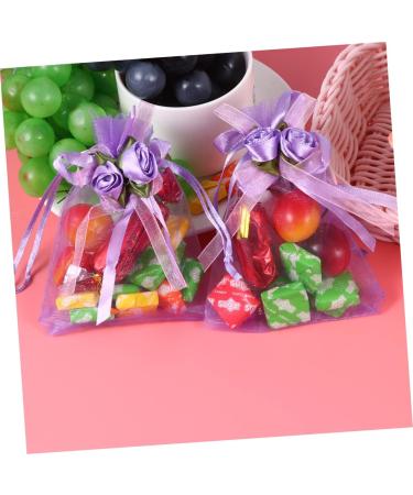 STOBAZA Candy Pouches 12pcs s Candy Bags Clear Bags for Clear Goodie Bags Drawstring Bag Bag Bow Tie - Buy Online on SooperMarket.com